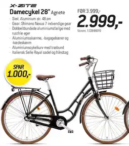 Thansen X-ZITE Damecykel 28 Agnete tilbud