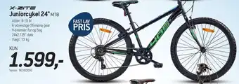 Thansen X-ZITE Juniorcykel 24 MTB tilbud