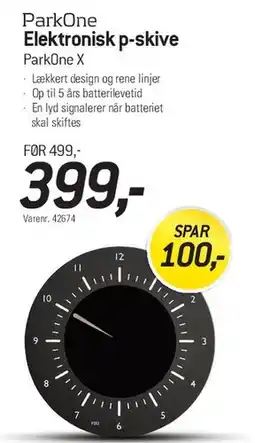 Thansen ParkOne Elektronisk p-skive tilbud