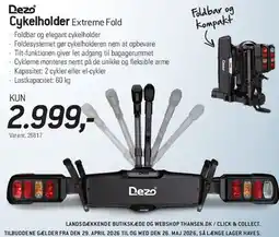 Thansen Cykelholder Extreme Fold tilbud