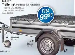 Thansen Trailernet med elastisk kantbånd tilbud