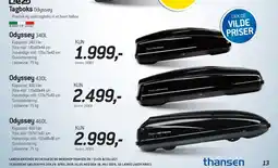 Thansen Tagboks Odyssey (Dezo) tilbud