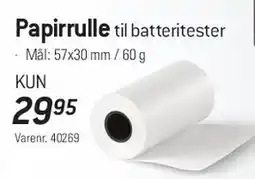 Thansen Papirrulle til batteritestere tilbud