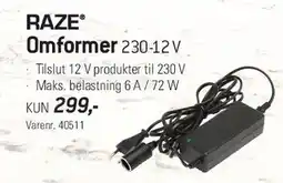 Thansen Omformer 230-12 V tilbud