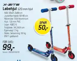 Thansen Løbehjul 120 mm hjul tilbud