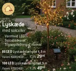 Thansen Lyskæde med solceller tilbud