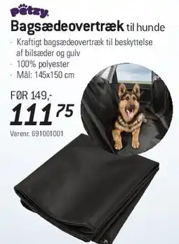 Thansen Bagsædeovertræk til hunde tilbud