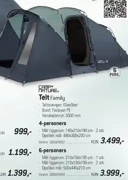 Thansen Telt Family tilbud