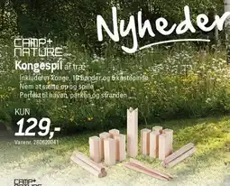 Thansen Kongespil af træ tilbud