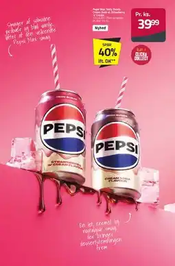Fleggaard Pepsi Max Tasty Treats (Cream Soda & Strawberry 'n' Cream) tilbud