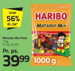 Fleggaard Haribo Matador Mix (pose) tilbud