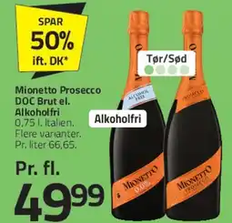 Fleggaard Mionetto Prosecco (alkoholfri) tilbud
