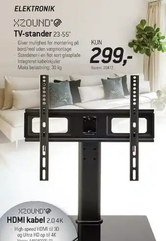 Thansen TV-stander 23-55 tilbud
