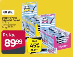 Fleggaard Skipper's Pipes (60 stk.) tilbud