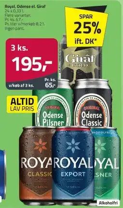 Fleggaard Royal / Odense / Giraf (mix) tilbud