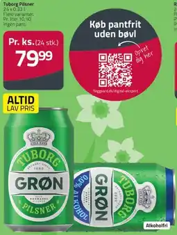 Fleggaard Tuborg Pilsner (Grøn) tilbud