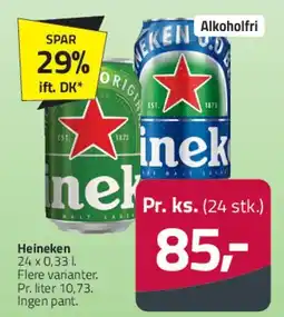 Fleggaard Heineken tilbud
