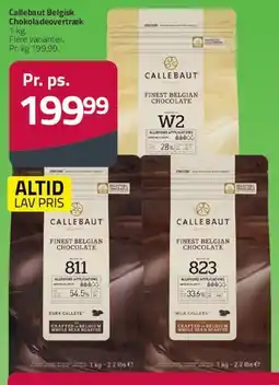 Fleggaard Callebaut Belgisk chokolade (chocolate callets) tilbud