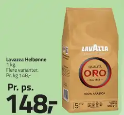 Fleggaard Lavazza hele bønner / Qualità Oro 1 kg tilbud