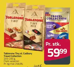 Fleggaard Toblerone Tiny / Cadbury Travel Collection tilbud