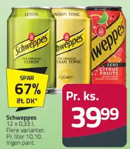 Fleggaard Schweppes tilbud