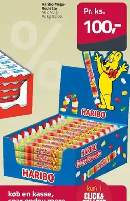 Fleggaard Haribo Mega-Roulette tilbud