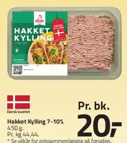 Fleggaard Hakket Kylling tilbud