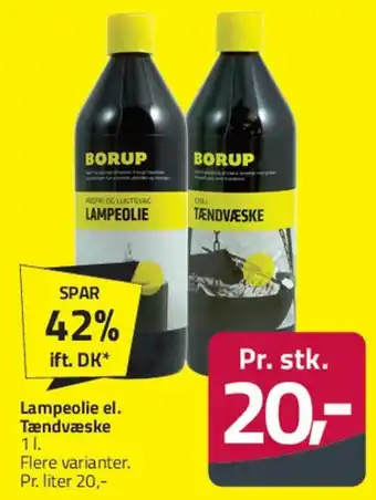 Fleggaard Lampeolie / Tændvæske tilbud