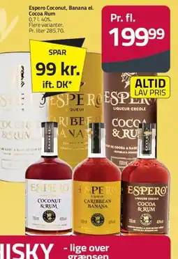 Fleggaard Espero (Coconut, Caribbean Banana, Cocoa & Rum) tilbud