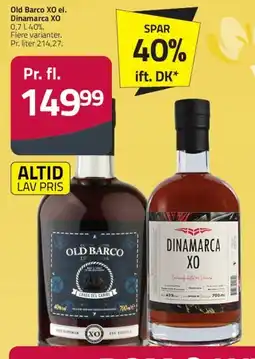 Fleggaard Old Barco XO / Dinamarca XO tilbud