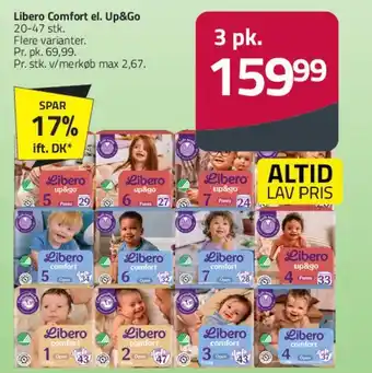 Fleggaard Libero Comfort / Up&Go tilbud
