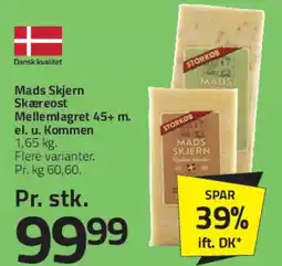 Fleggaard Mads Skjern Skæreost tilbud