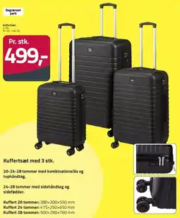 Fleggaard Kuffertsæt med 3 stk. tilbud