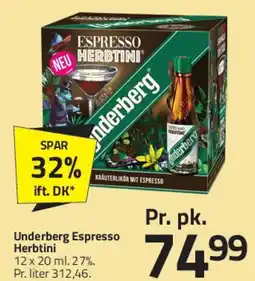 Fleggaard Underberg Espresso Herbitin tilbud