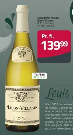 Fleggaard Louis Jadot Mâcon-Villages tilbud