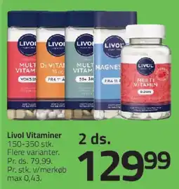 Fleggaard Livol vitaminer (pakke) tilbud