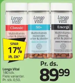 Fleggaard Longo Vital (multivitaminer) tilbud