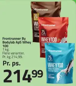 Fleggaard Frontrunner / Bodylab Whey tilbud