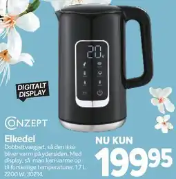 Din Isenkræmmer Elkedel (digital display) tilbud