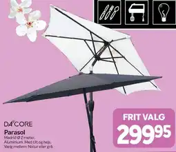 Din Isenkræmmer Parasol tilbud