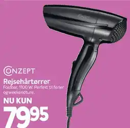 Din Isenkræmmer Rejsehårtørrer tilbud
