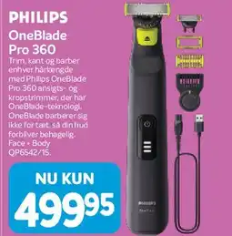 Din Isenkræmmer Philips OneBlade Pro 360 tilbud