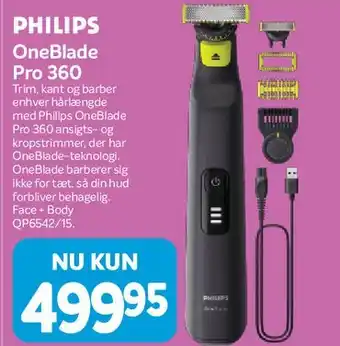 Din Isenkræmmer Philips OneBlade Pro 360 tilbud