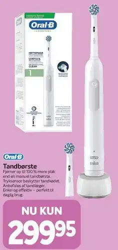Din Isenkræmmer Oral‑B Tandbørste (elektrisk) tilbud