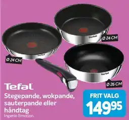 Din Isenkræmmer Tefal - stegepande, wokpande, sauterpande tilbud