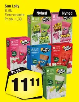 Calle Sun Lolly 8 stk. tilbud