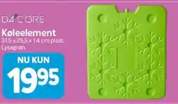 Din Isenkræmmer Køleelement (grøn) tilbud