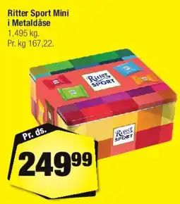 Calle Ritter Sport Mini i Metalldåse tilbud