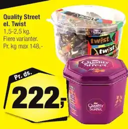 Calle Quality Street / Twist (dåse) tilbud