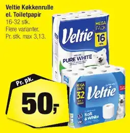 Calle Veltie køkkenrulle / toiletpapir tilbud